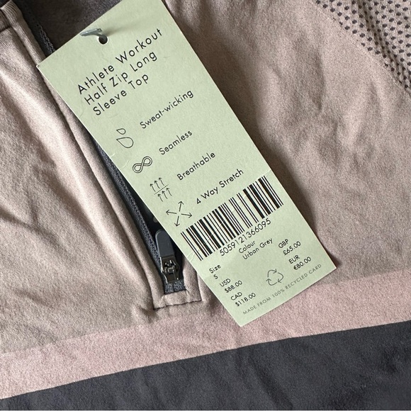 Sweaty Betty long sleeve top, size S - Picture 6 of 6